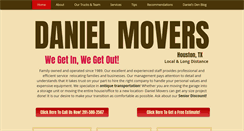 Desktop Screenshot of danielmovers.com